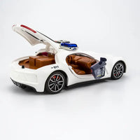 Bugatti Type 57SC Atlantic Police 1:24 Diecast Toy Car product image 3