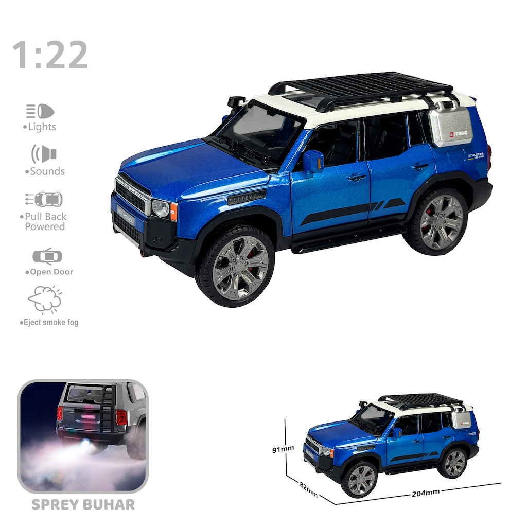 Toyota Land Cruiser Prado LC250 1:24 diecast toy car packaging view
