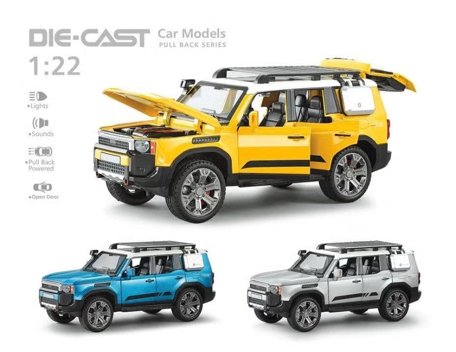 Toyota Land Cruiser Prado LC250 1:24 diecast toy car product detail view
