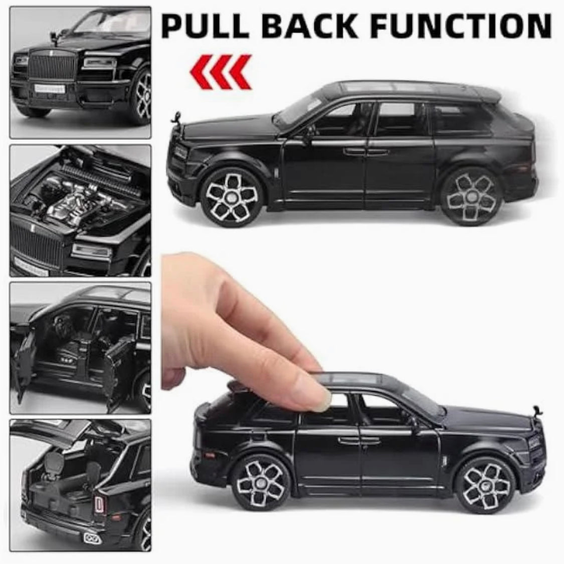 Rolls Royce Cullinan 1:24 Diecast Toy SUV product image 8