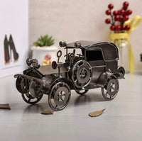 Handcrafted Antique Metal Vehicle image 2