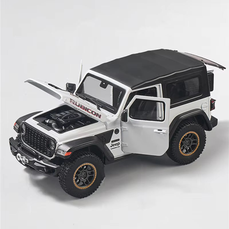 Jeep Wrangler Rubicon 1:24 diecast toy car product detail view