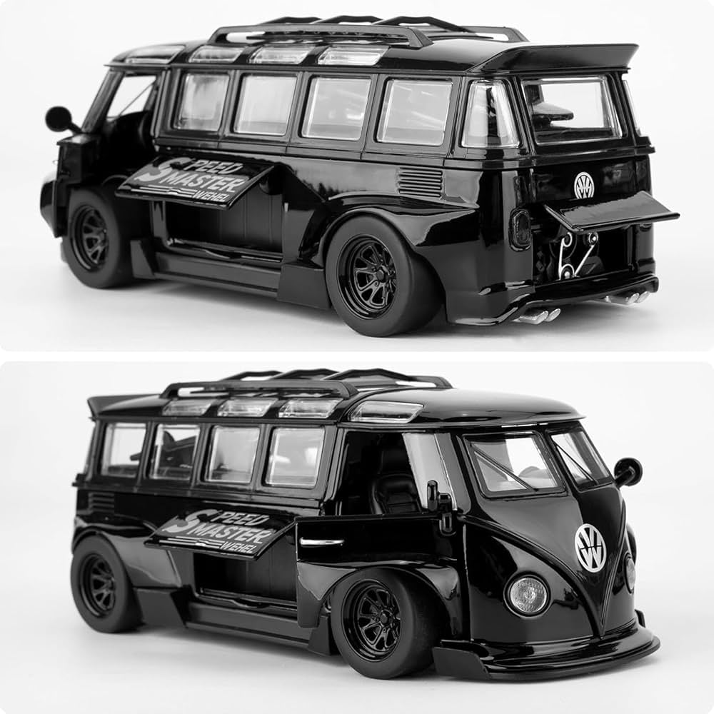 Volkswagen T1 Samba Bus 1:24 Diecast Toy Bus product image 2
