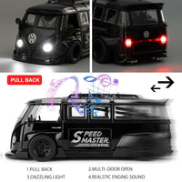 Volkswagen T1 Samba Bus 1:24 Diecast Toy Bus product image 3