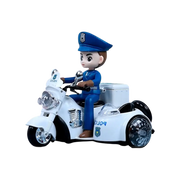 Patrol-Tech Stunt Police Motorcycle 1:24