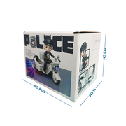Patrol-Tech Stunt Police Motorcycle 1:24 image 2