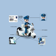 Patrol-Tech Stunt Police Motorcycle 1:24 image 4