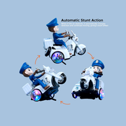 Patrol-Tech Stunt Police Motorcycle 1:24 image 5