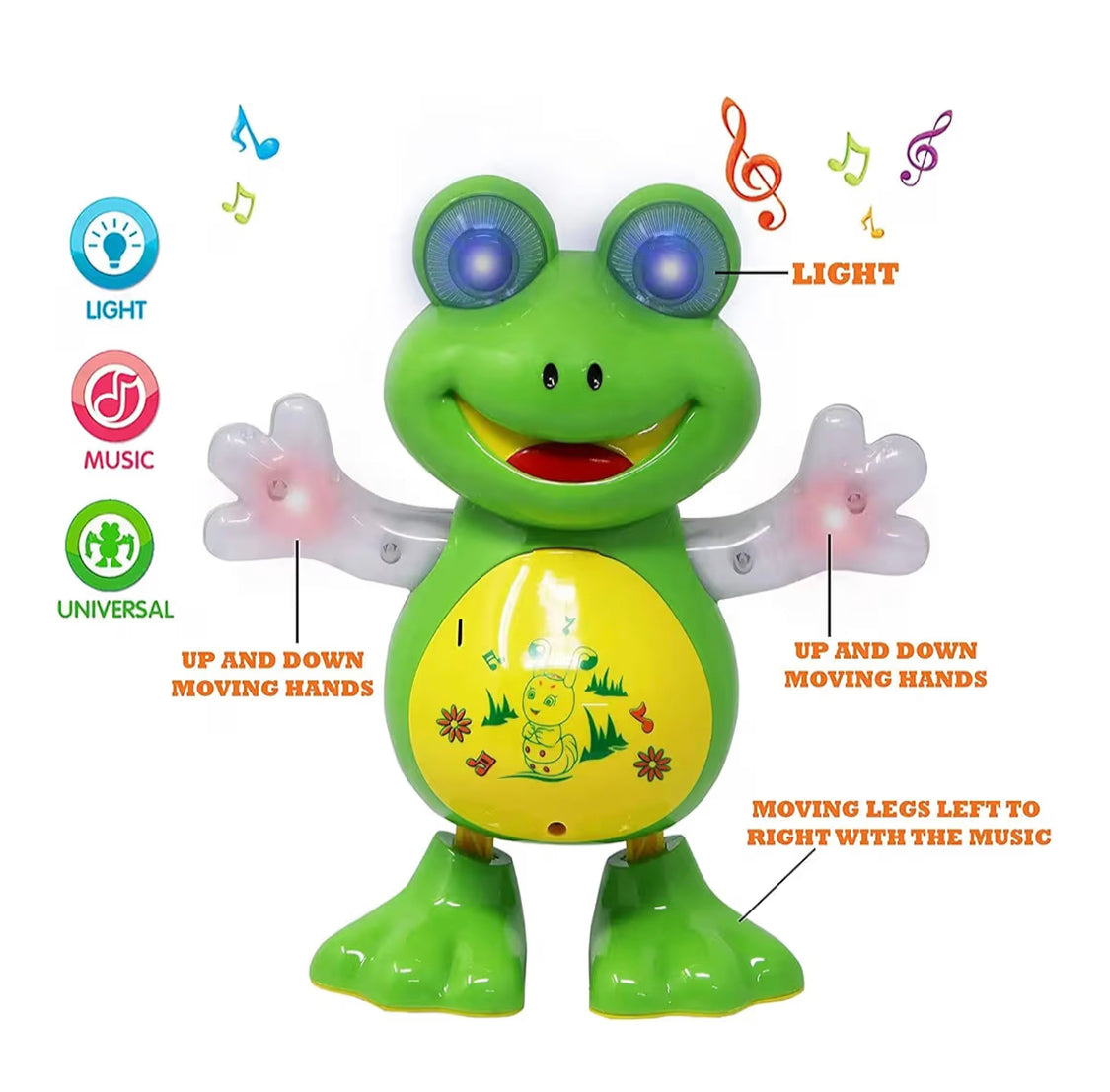 Glow-Hop Musical Dancing Frog image 4