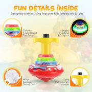 Musical Light-Up Spinning Tops image 3