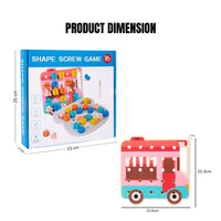 Wooden Shape Screw Learning Game product image 1