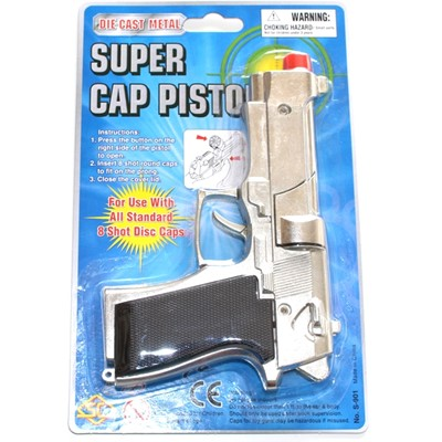 Premium Die-Cast Metal Toy Pistol image 2