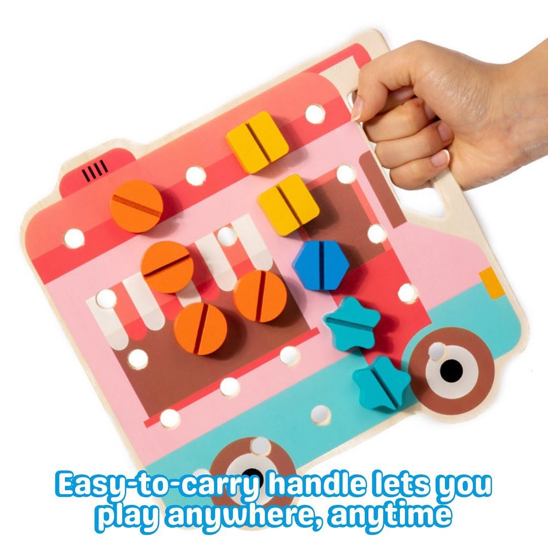 Wooden Shape Screw Learning Game product image 9