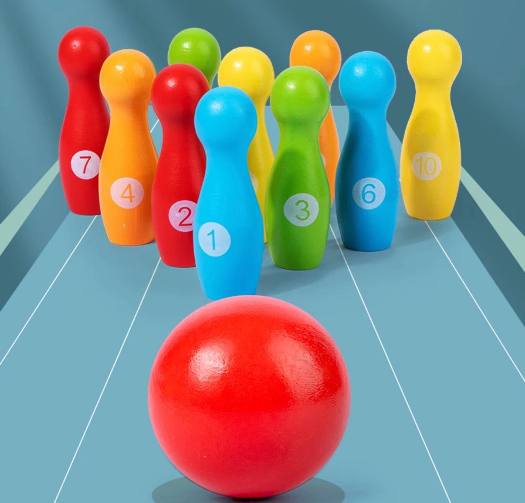 Wooden Bowling Game product image 6