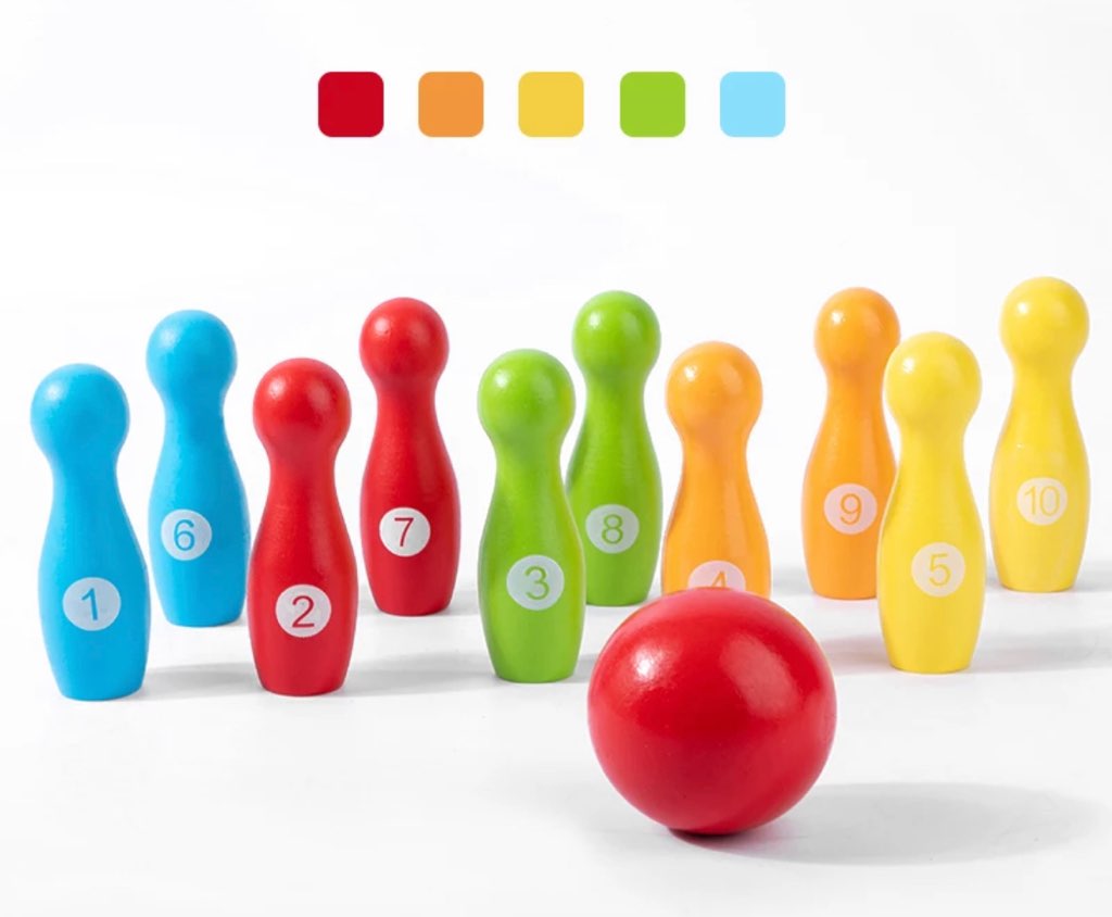 Wooden Bowling Game product image 3
