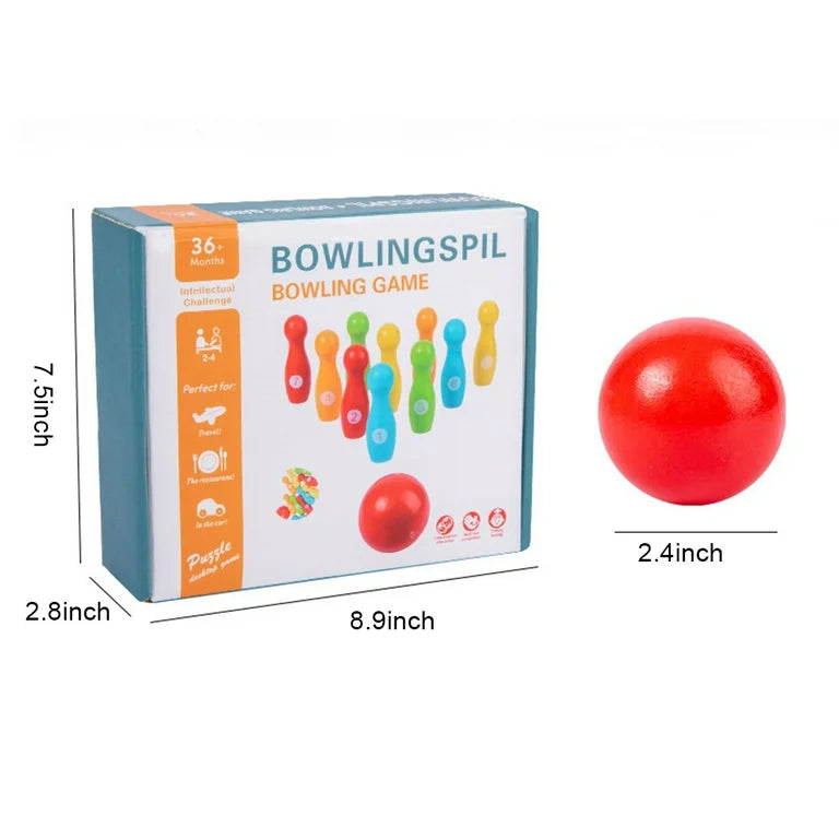 Wooden Bowling Game product image 2