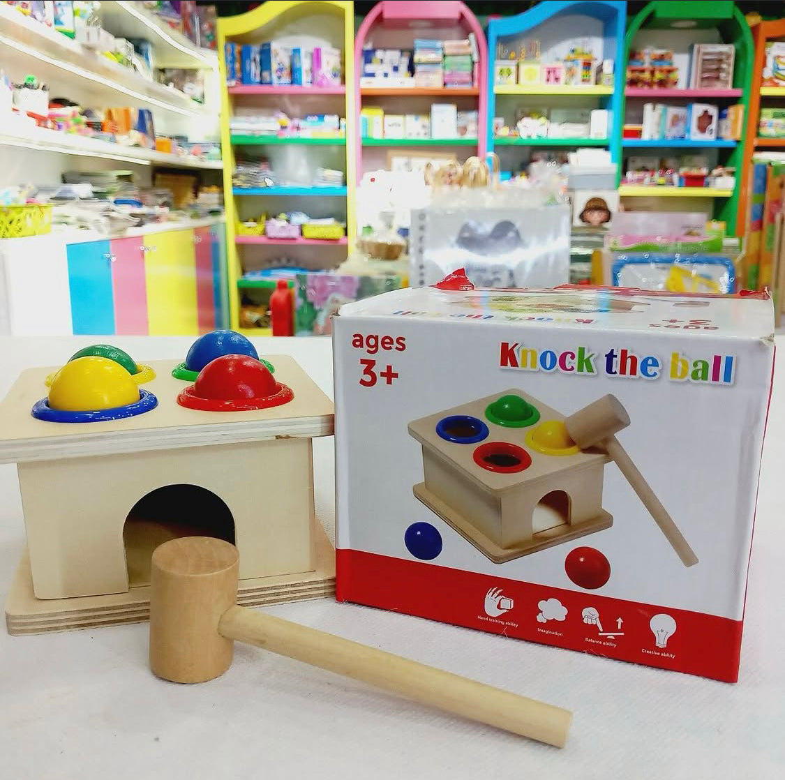 Wooden Hammer Ball Toy product image 2