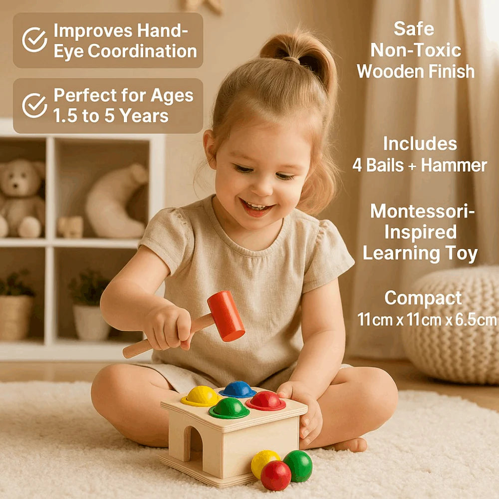 Wooden Hammer Ball Toy product image 7