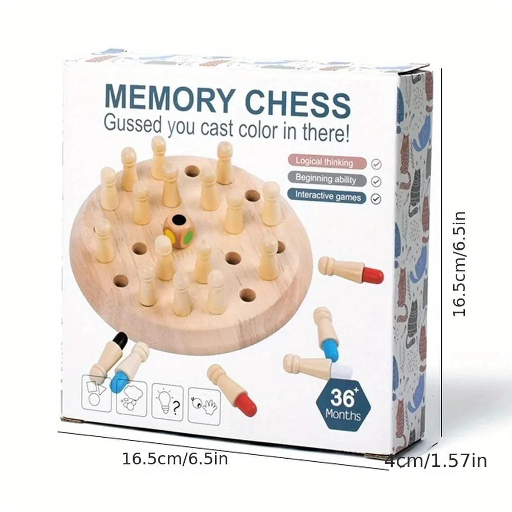 Wooden Memory Match Stick Chess Game product image 3