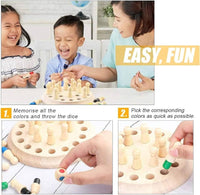 Wooden Memory Match Stick Chess Game product image 4