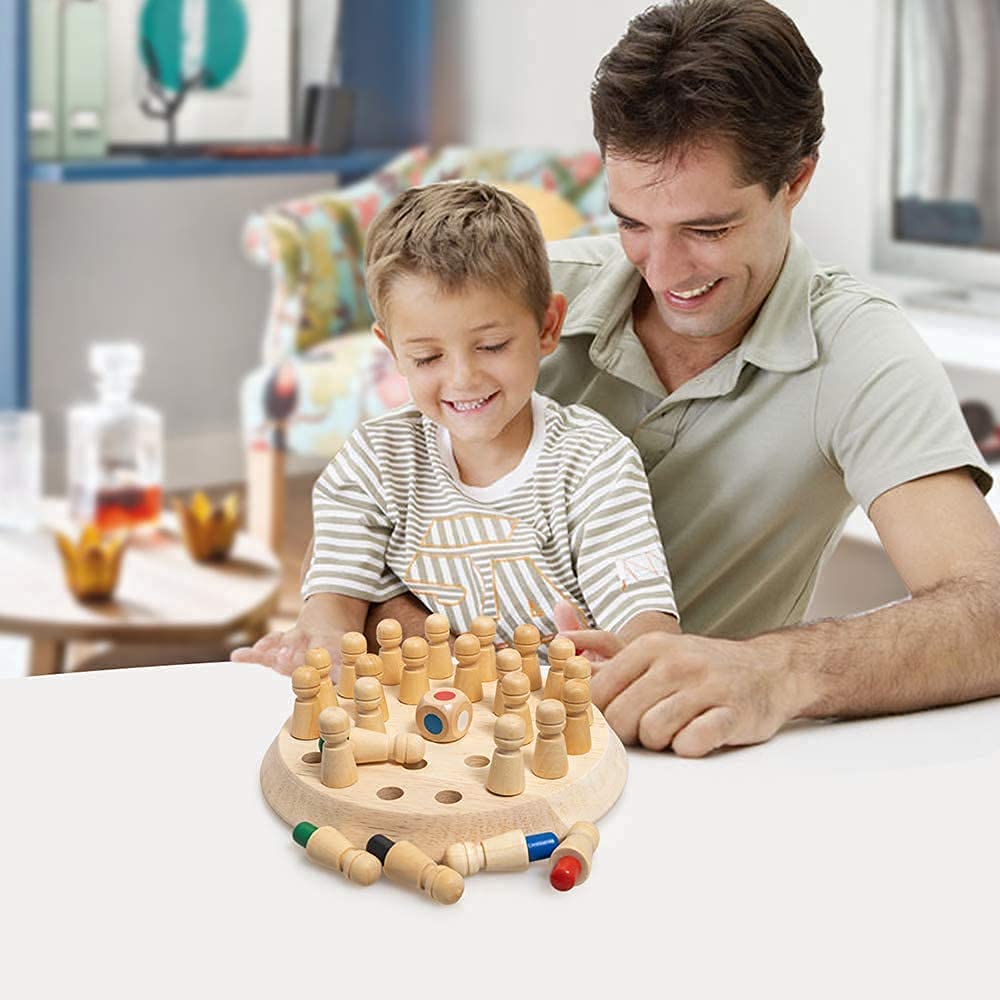 Wooden Memory Match Stick Chess Game product image 6