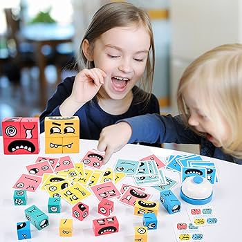 Face-Changing Expression Blocks Family Game product image 7