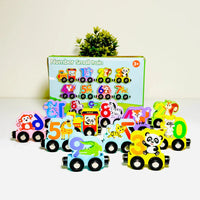 Magnetic Wooden Animal Train Set product image 3