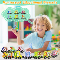 Magnetic Wooden Animal Train Set product image 4