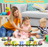 Magnetic Wooden Animal Train Set product image 7
