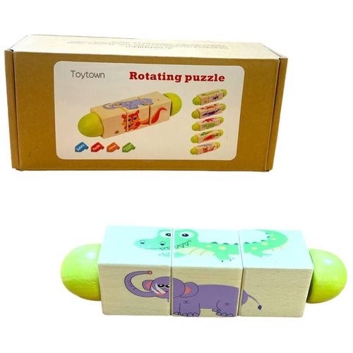 Wooden Rotating Puzzle Blocks product image 1