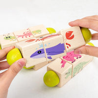 Wooden Rotating Puzzle Blocks product image 4