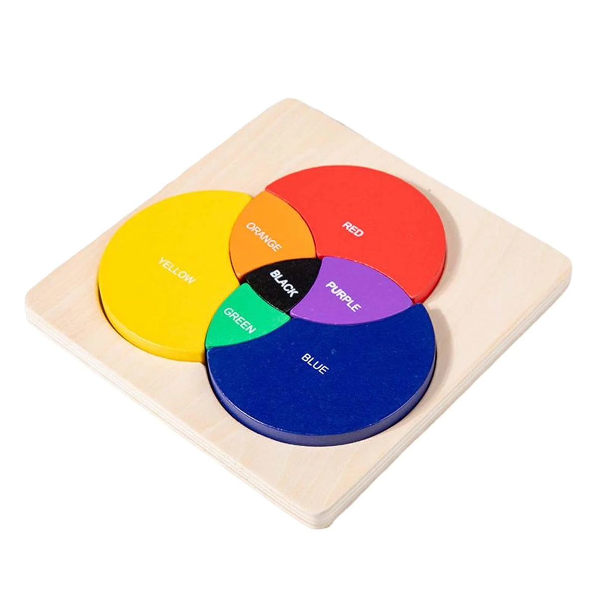 Wooden Three-Color Puzzle Blocks product image 1