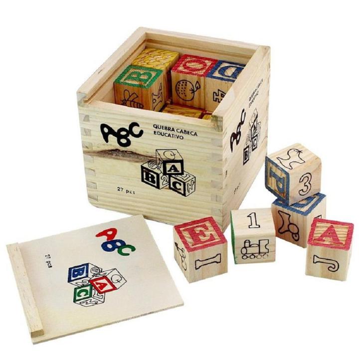 ABC Wooden Blocks Large 48 pcs product image 9