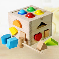 Wooden Colorful Impact Shape Sorter & Pounding Bench product image 5