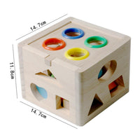 Wooden Colorful Impact Shape Sorter & Pounding Bench product image 8