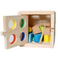 Wooden Colorful Impact Shape Sorter & Pounding Bench product image 9