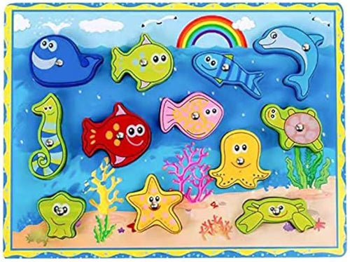 Wooden Magnetic Fishing Toy product image 1
