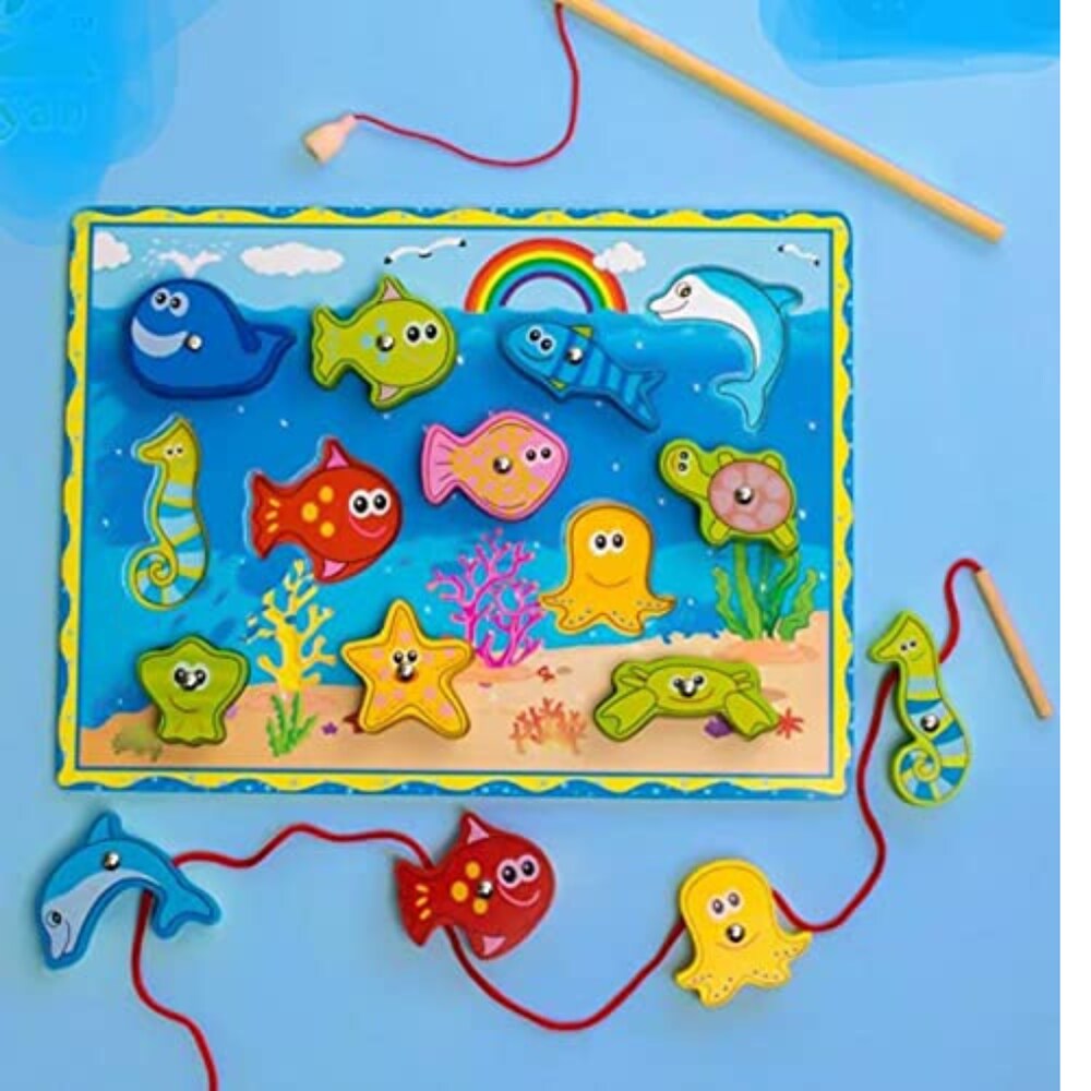 Wooden Magnetic Fishing Toy product image 3