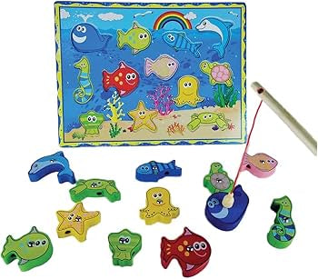 Wooden Magnetic Fishing Toy product image 6