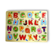 Wooden Capital Alphabet Puzzle Board with Knobs product image 4