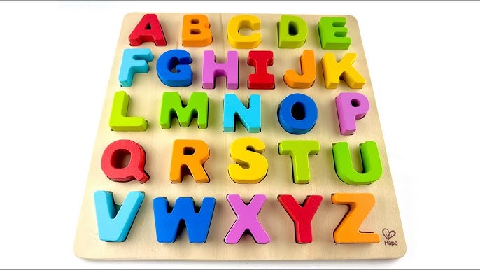 Wooden Capital Alphabet Puzzle Board product image 4