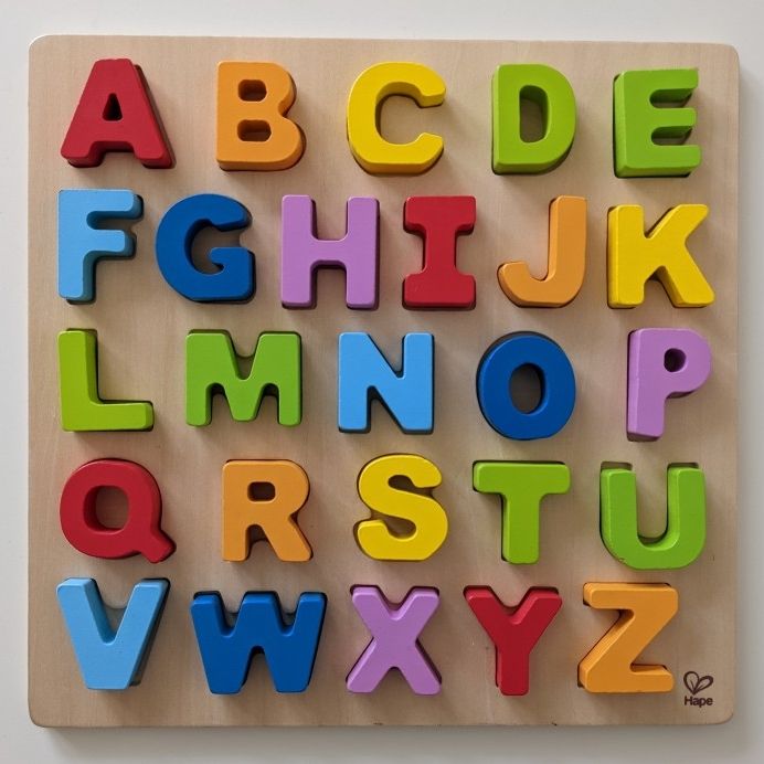 Wooden Capital Alphabet Puzzle Board product image 3
