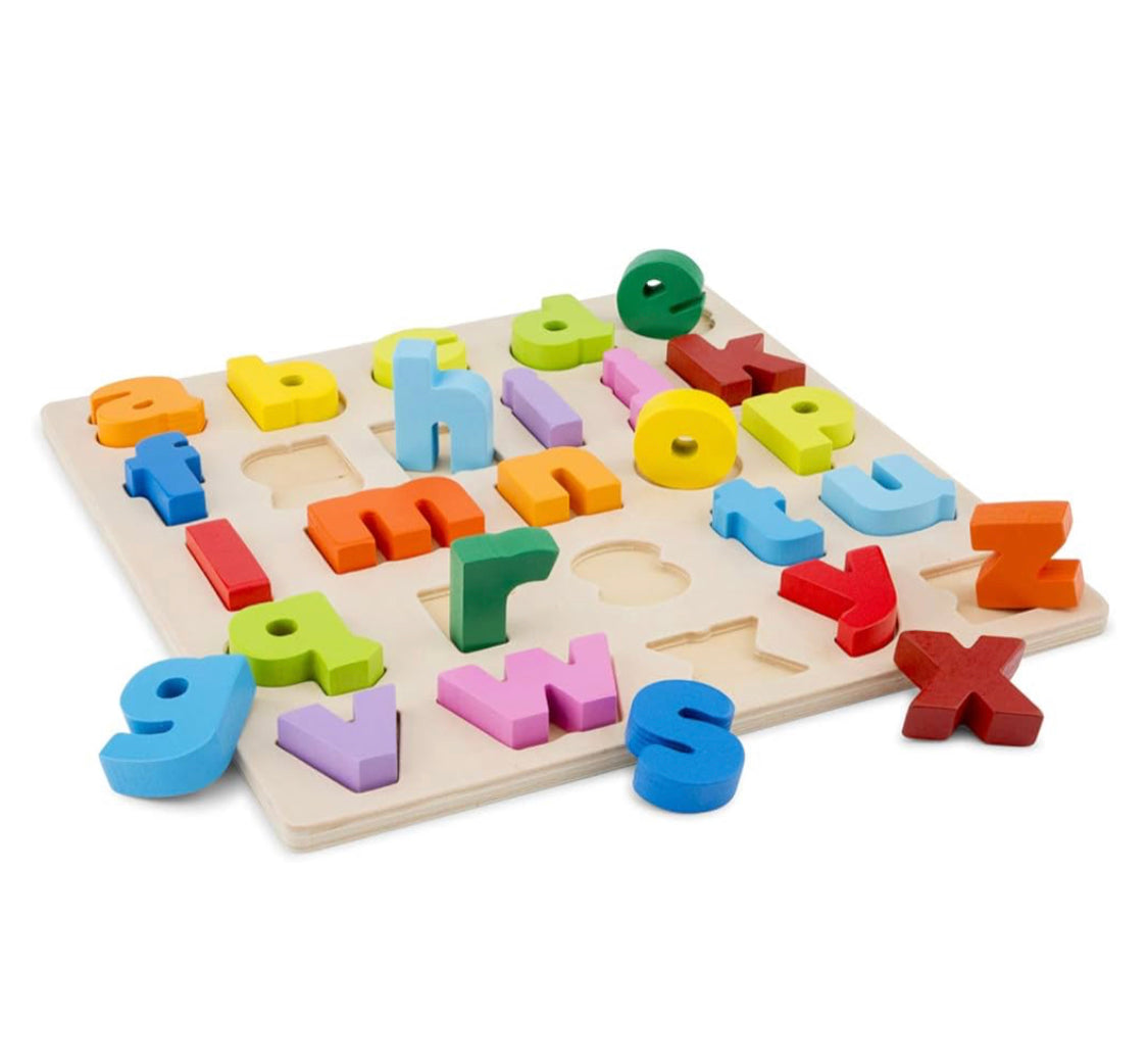Wooden Lowercase Alphabet Puzzle Board product image 1