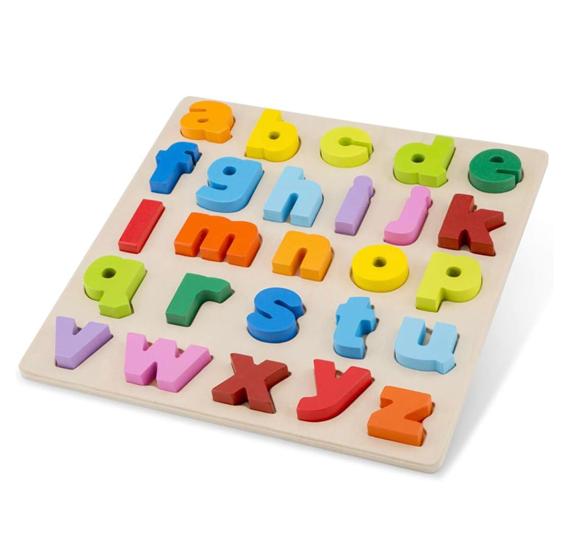 Wooden Lowercase Alphabet Puzzle Board product image 3