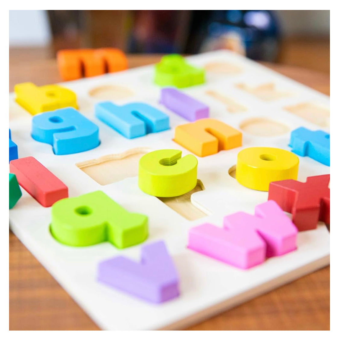 Wooden Lowercase Alphabet Puzzle Board product image 4