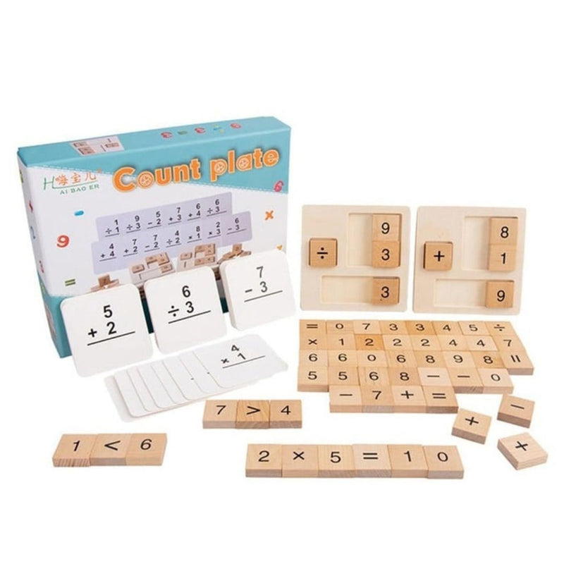 Count Plate - Fun Wooden Math Learning Toy for Kids product image 2