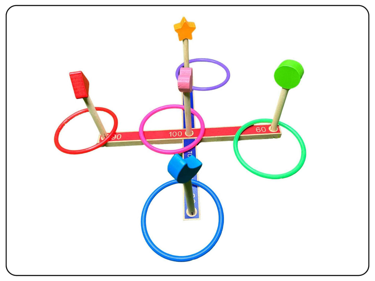 Wooden Ring Toss Skill & Accuracy Game product image 6