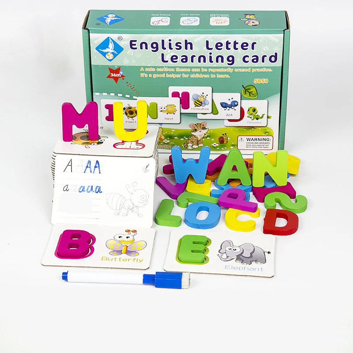 English Letter Learning Card Set product image 3