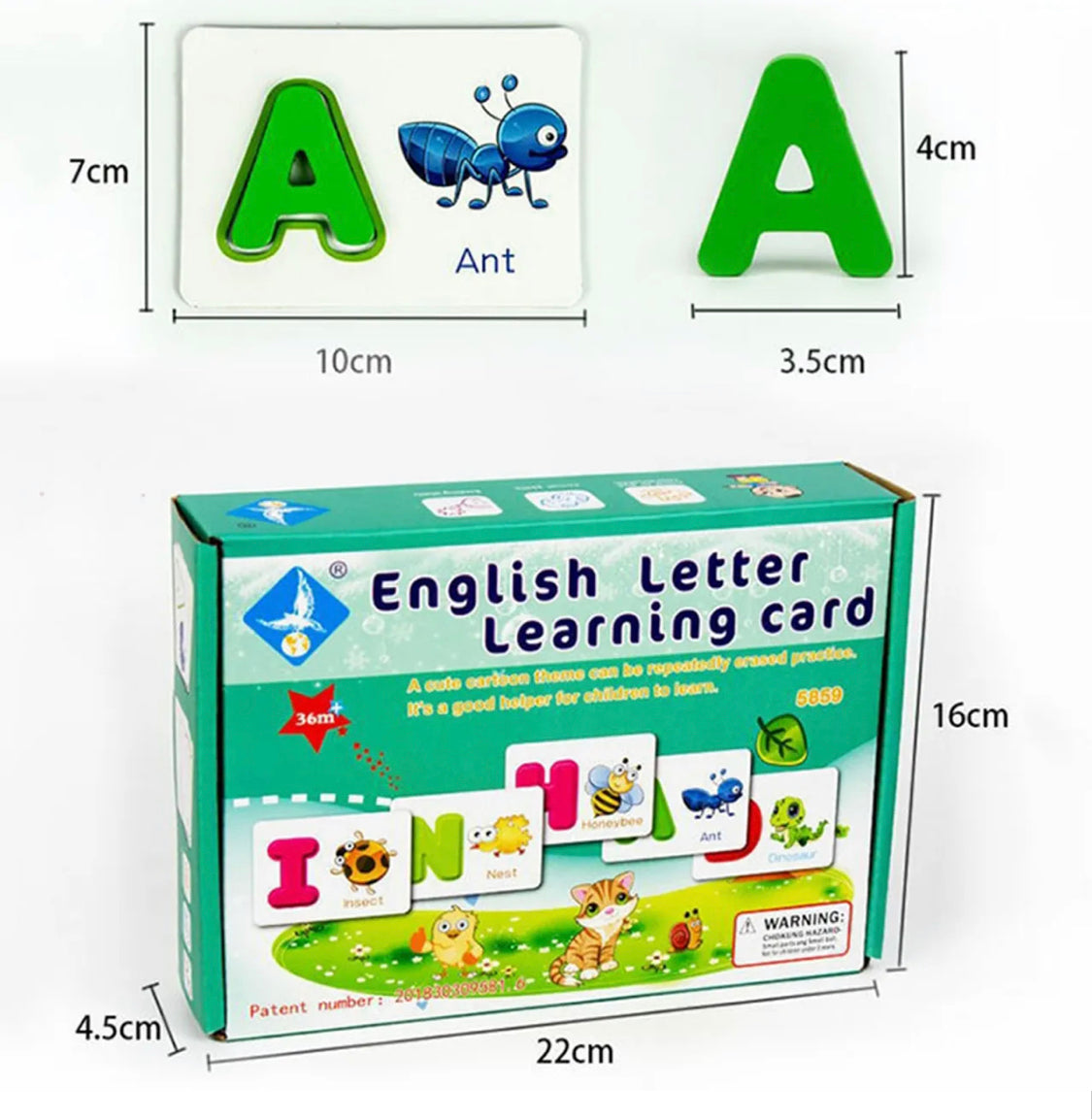 English Letter Learning Card Set product image 5