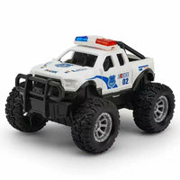 White Bigfoot Off-Road Police Truck 1:28 photo